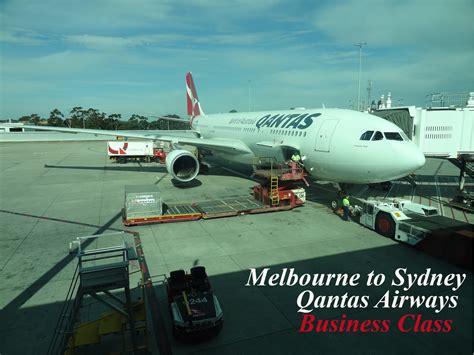 melbourne to sydney qantas
